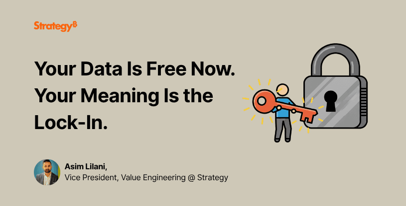 Video: Your Data Is Free Now. Your Meaning Is the Lock-In.