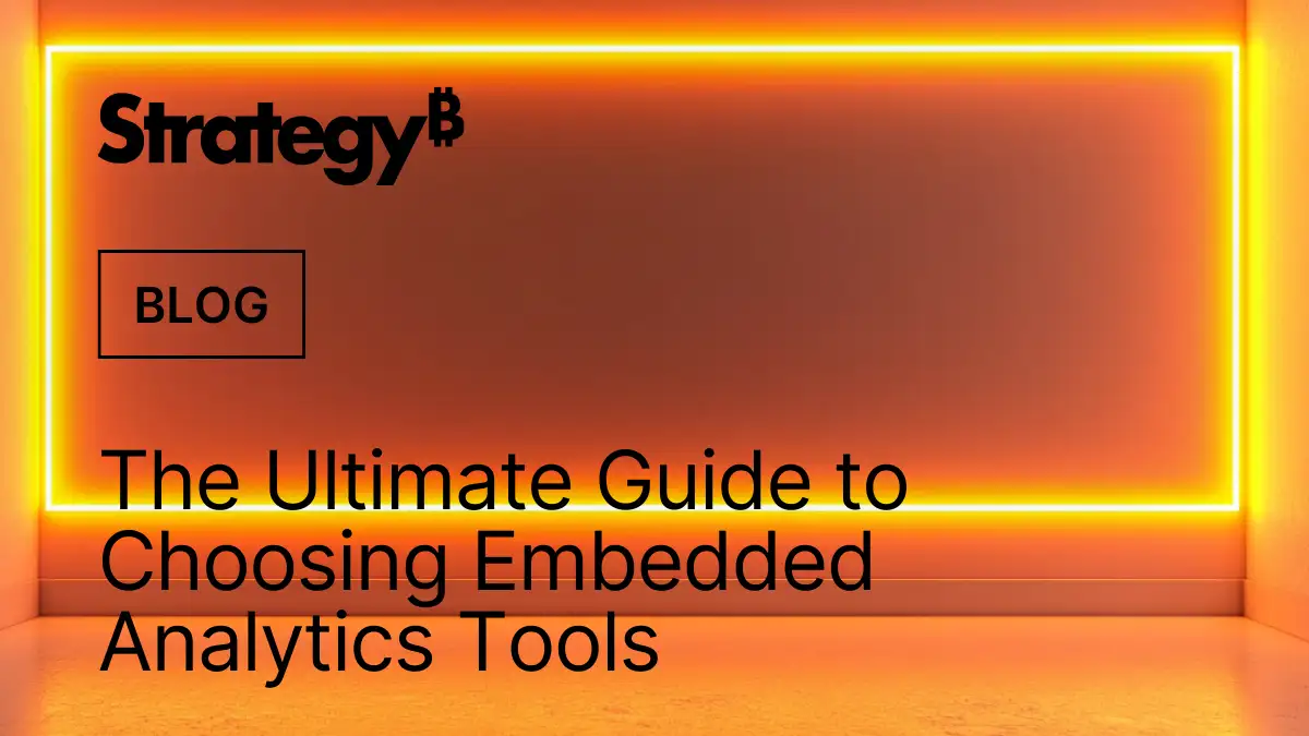 Video: The Ultimate Guide to Choosing Embedded Analytics Tools
