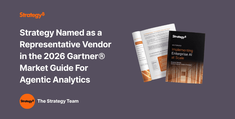 Video: Strategy Named as a Representative Vendor in the 2026 Gartner® Market Guide For Agentic Analytics