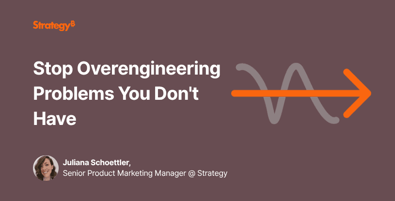 Video: Stop Overengineering Problems You Don't Have