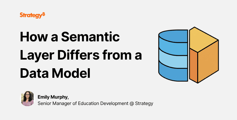 Video: How a Semantic Layer Differs from a Data Model