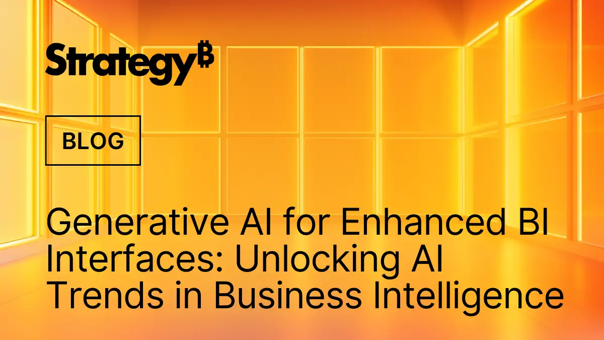 Video: Generative AI for Enhanced BI Interfaces: Unlocking AI Trends in Business Intelligence